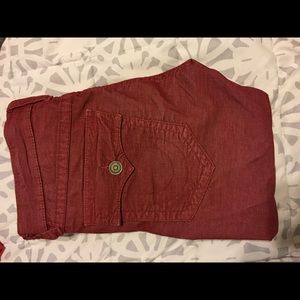 True Religion Jeans (red corduroy)