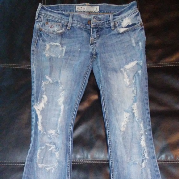 Hollister Pants - Distressed Hollister Jeans Bootcut 0R