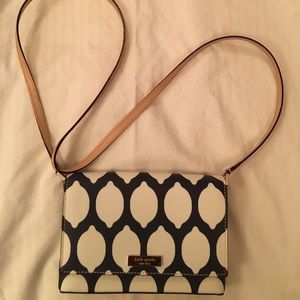 Kate Spade small purse lemon print