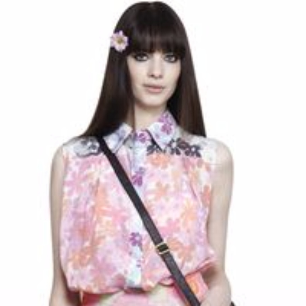 🌸SALE! Shakuhachi 💯% Silk FlowR Block Shirtdress