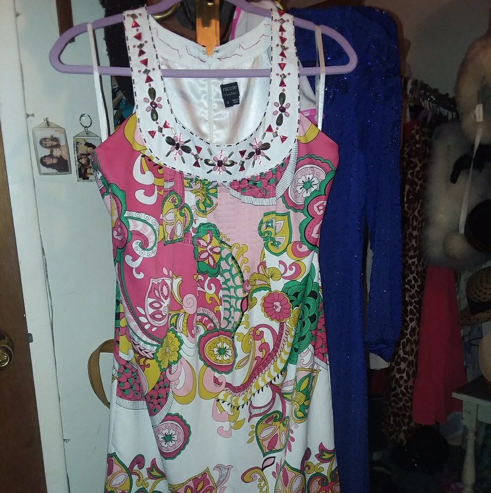 Nicole Miller retro inspired dress