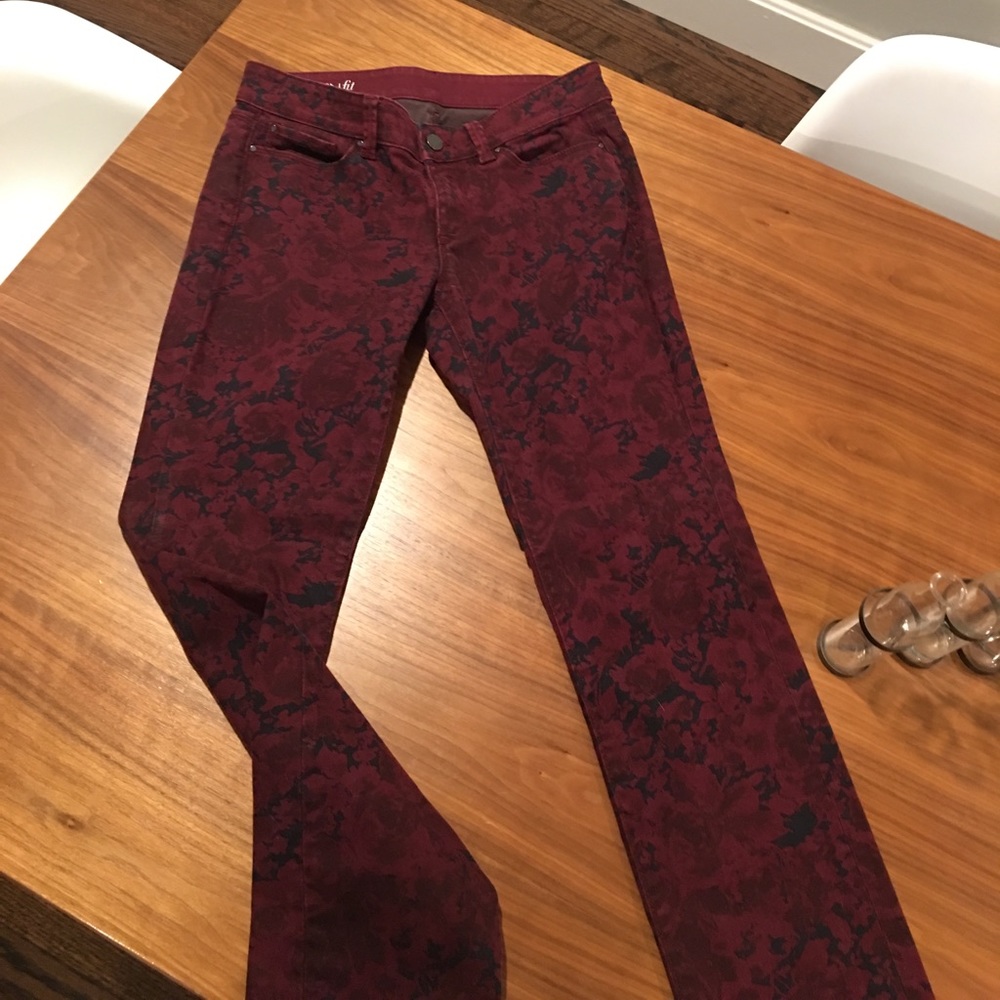 Ann Taylor - Modern fit rose print jeans