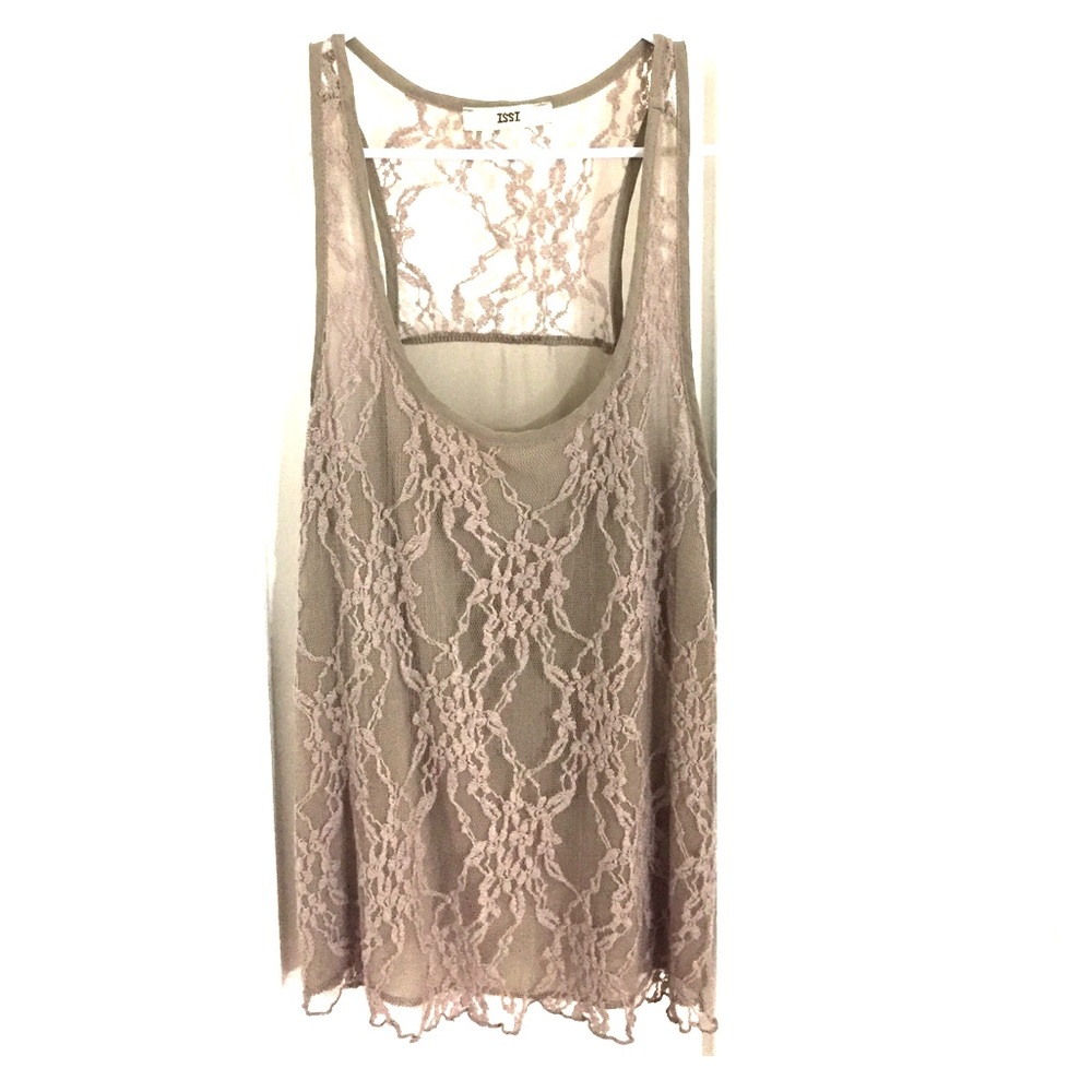 A Nude Lace Top