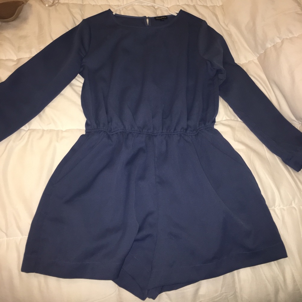 Navy blue romper