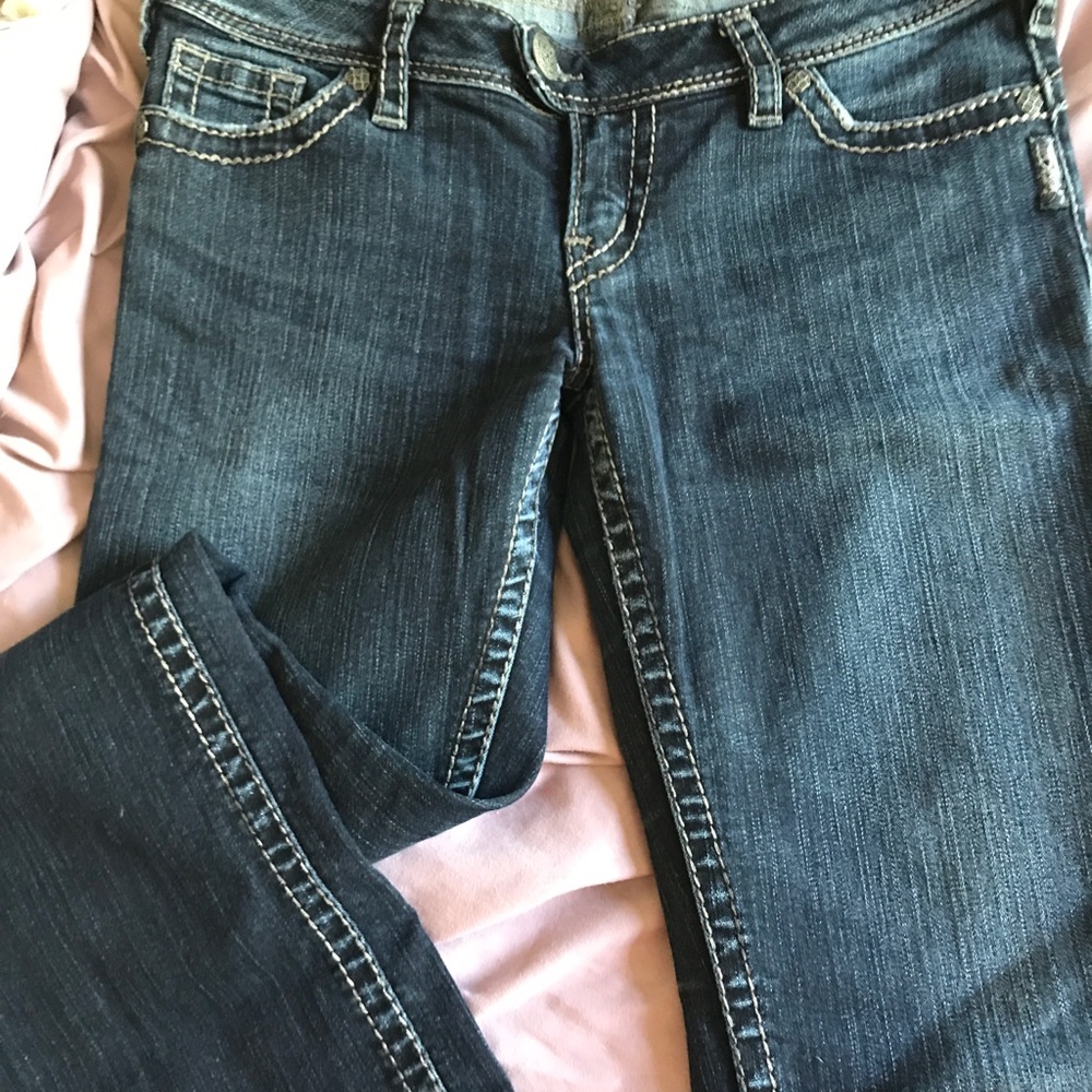 Silver jeans