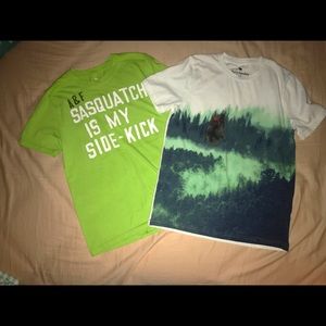 Abercrombie Kids Boy's Sasquatch Tee Shirts, Large