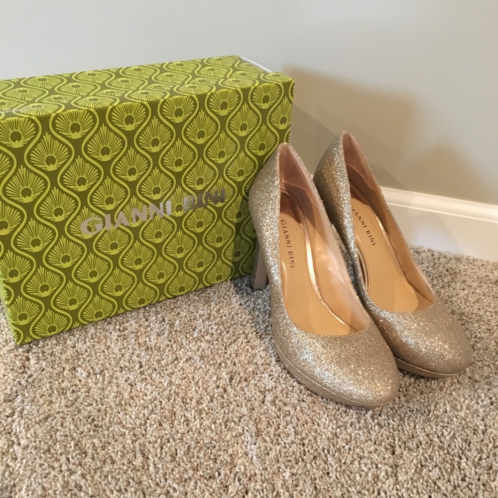 Gold heels