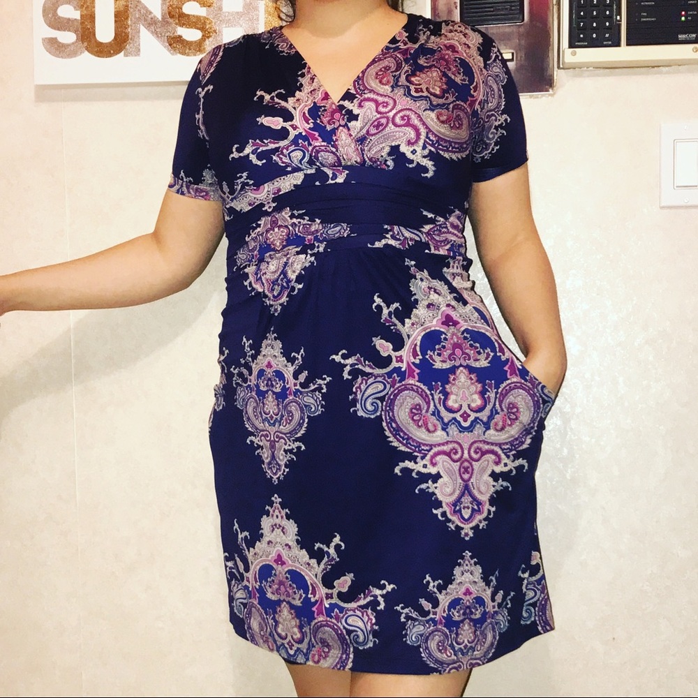 Modern printed beautiful dress🛍