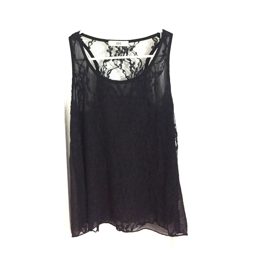 Black lace top