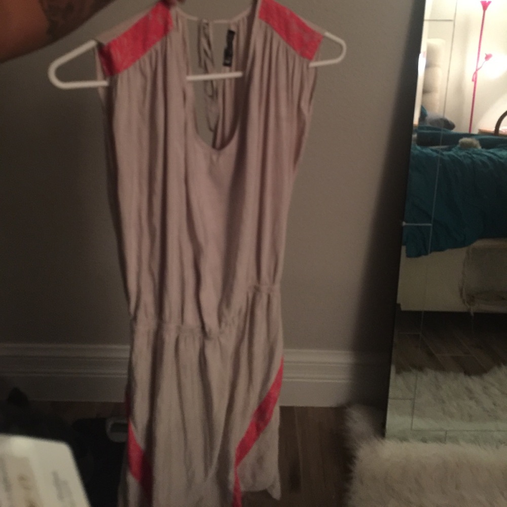 Light weight Dress Tan or Grey