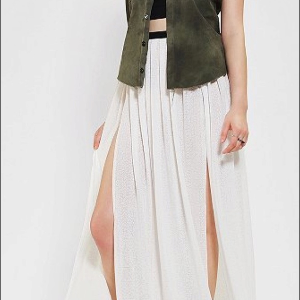 Urban Outfitters Double Slit Maxi