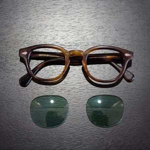 Moscot Lemtosh Tobacco Frames 44/24 Tinted Lenses