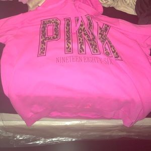 Pink hoodie