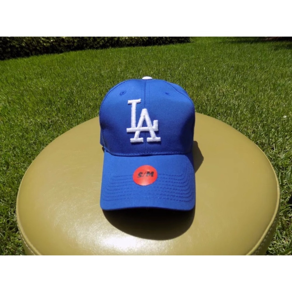 LA DODGERS BLUE AND WHITE HAT MLB