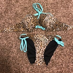 Cheetah Print Victoria Secret Swimsuit