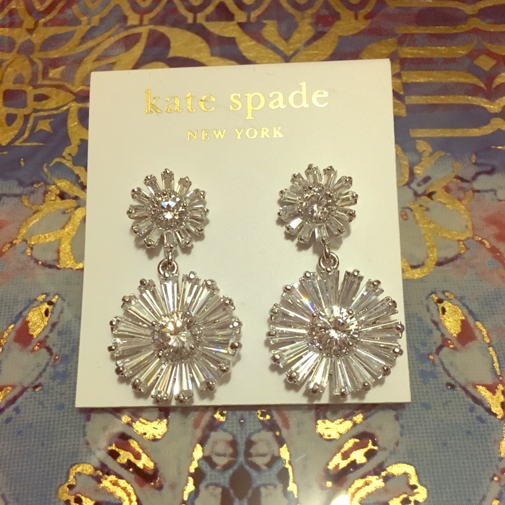 Brand new Kate Spade 'crystal gardens' earrings!
