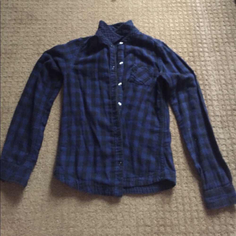 Blue and Black Flannel