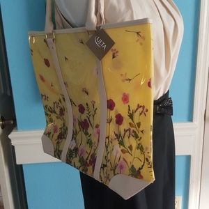 Weekend Sale! ! Beautiful yellow floral tote.