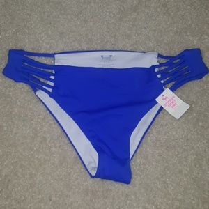 PINK Blue Swimsuit Bottoms