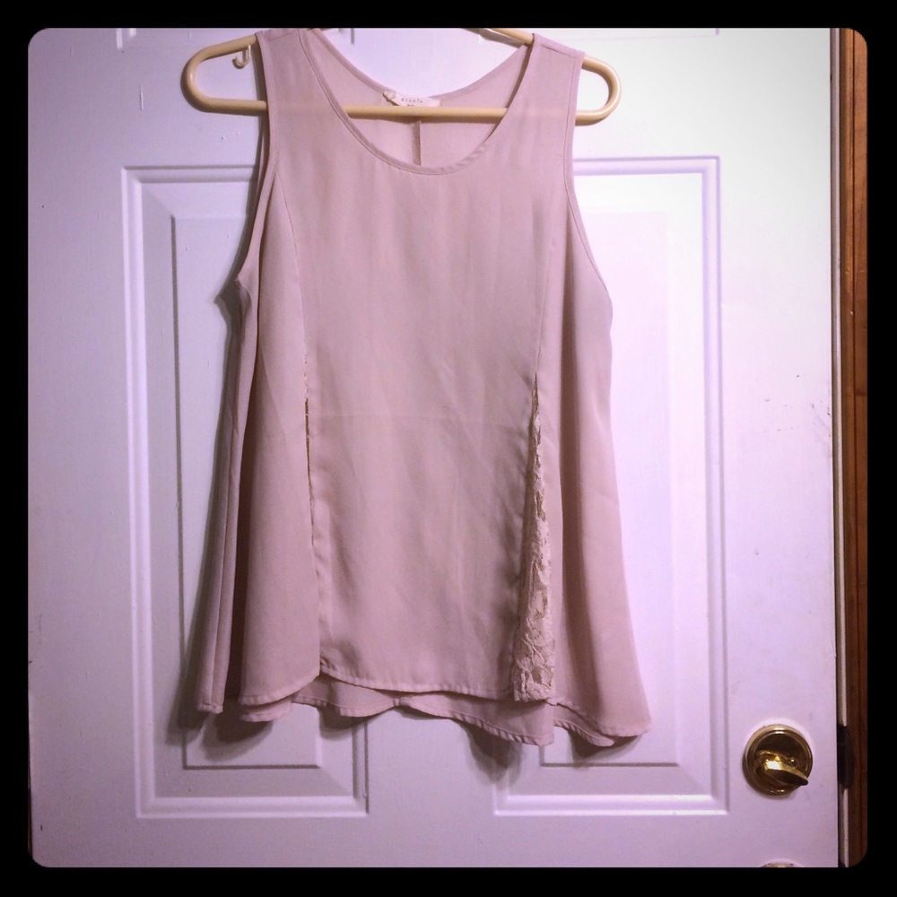 Elodie Cream Lace Shear Top