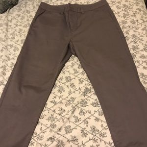ASOS button fly skinny chinos in purple