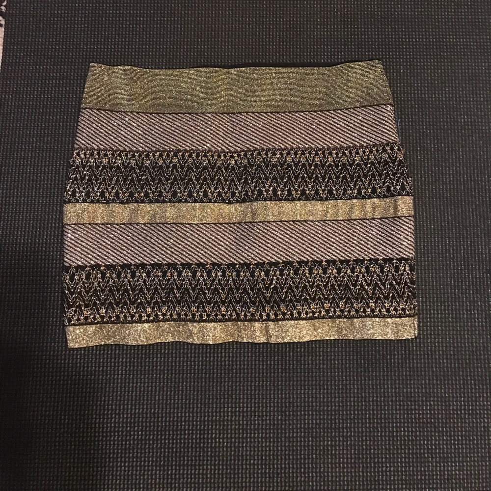 💫Black and Gold Bandage Skirt 💫