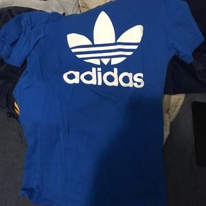 Adidas Blue Tri Foil T Shirt