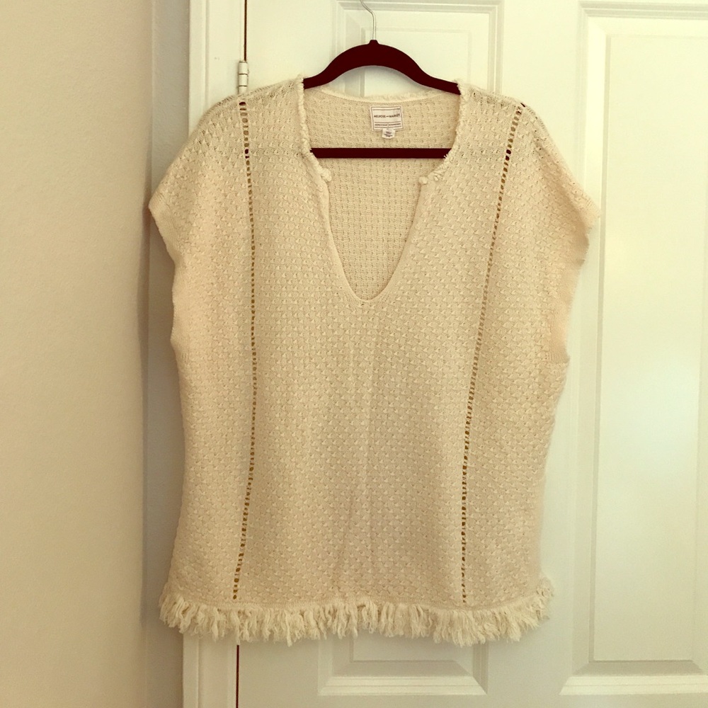 Melrose and Market Cream Sleeveless Tunic