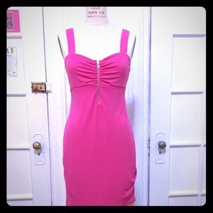 Sexy slinky H&M hot pink summer dress