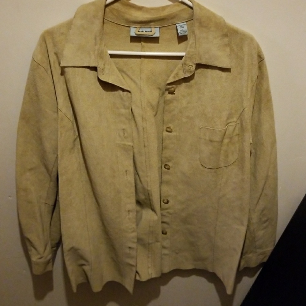 100% leather top