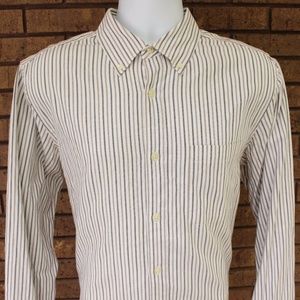 Banana Republic Striped Slim Fit Shirt size L