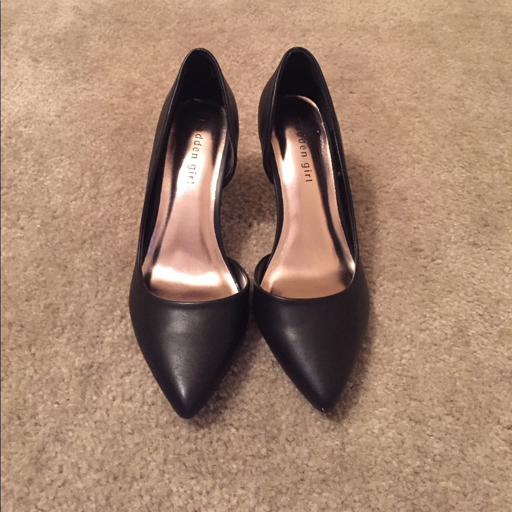 Madden Girl black heels