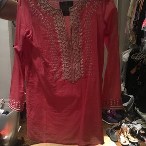 NWT Cotton embroidered tunic