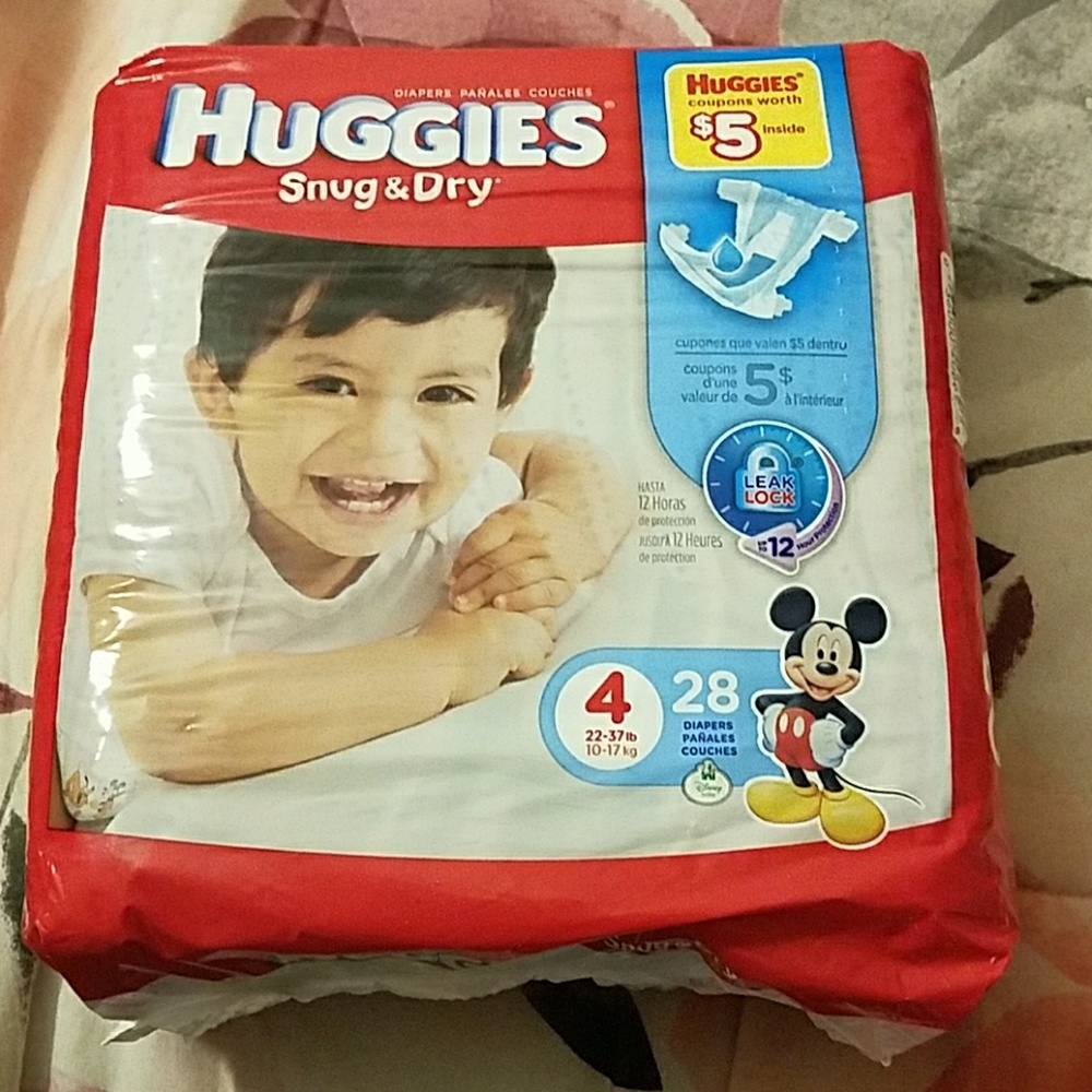 Huggies Diapers. Size 4