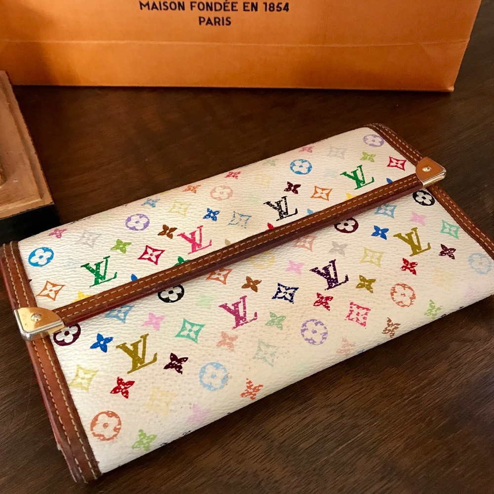 Louis Vuitton Multicolore Porte Tresor Wallet - Picture 2 of 8
