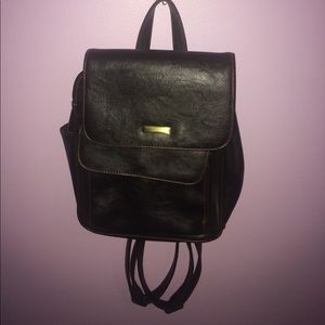 Mini brown backpack
