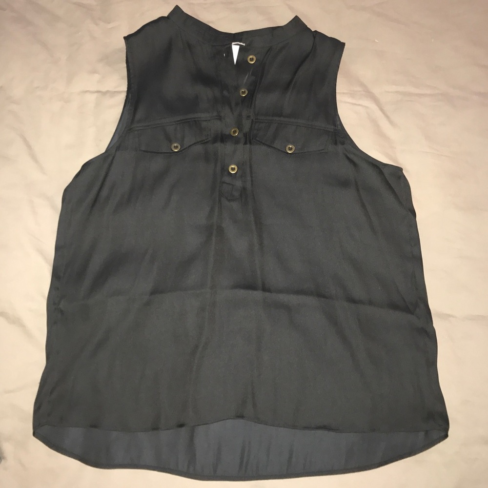 H&M sleeveless top in black