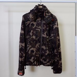 Superdry Camo Windcheater Size Small