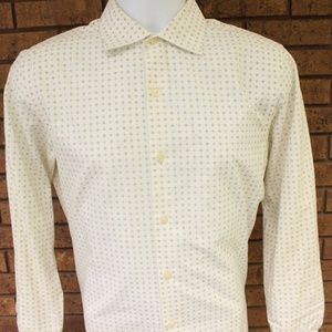 Banana Republic Fitted Geometric Shirt M 15-15.5