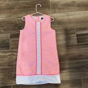 Janie and Jack, girls dress, size 6. Coral/pink