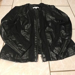 New York & Company Leather Jacket