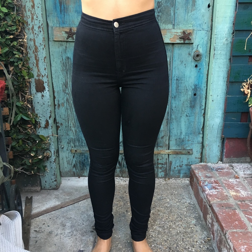 American Apparel Black Easy Jeans