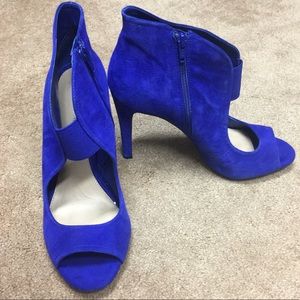 Gianni Bini booties, Size 10, blue suede