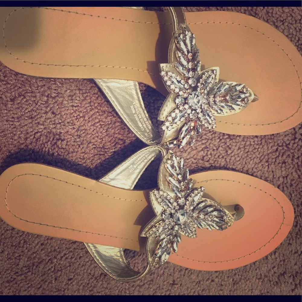 Bedazzled sandals