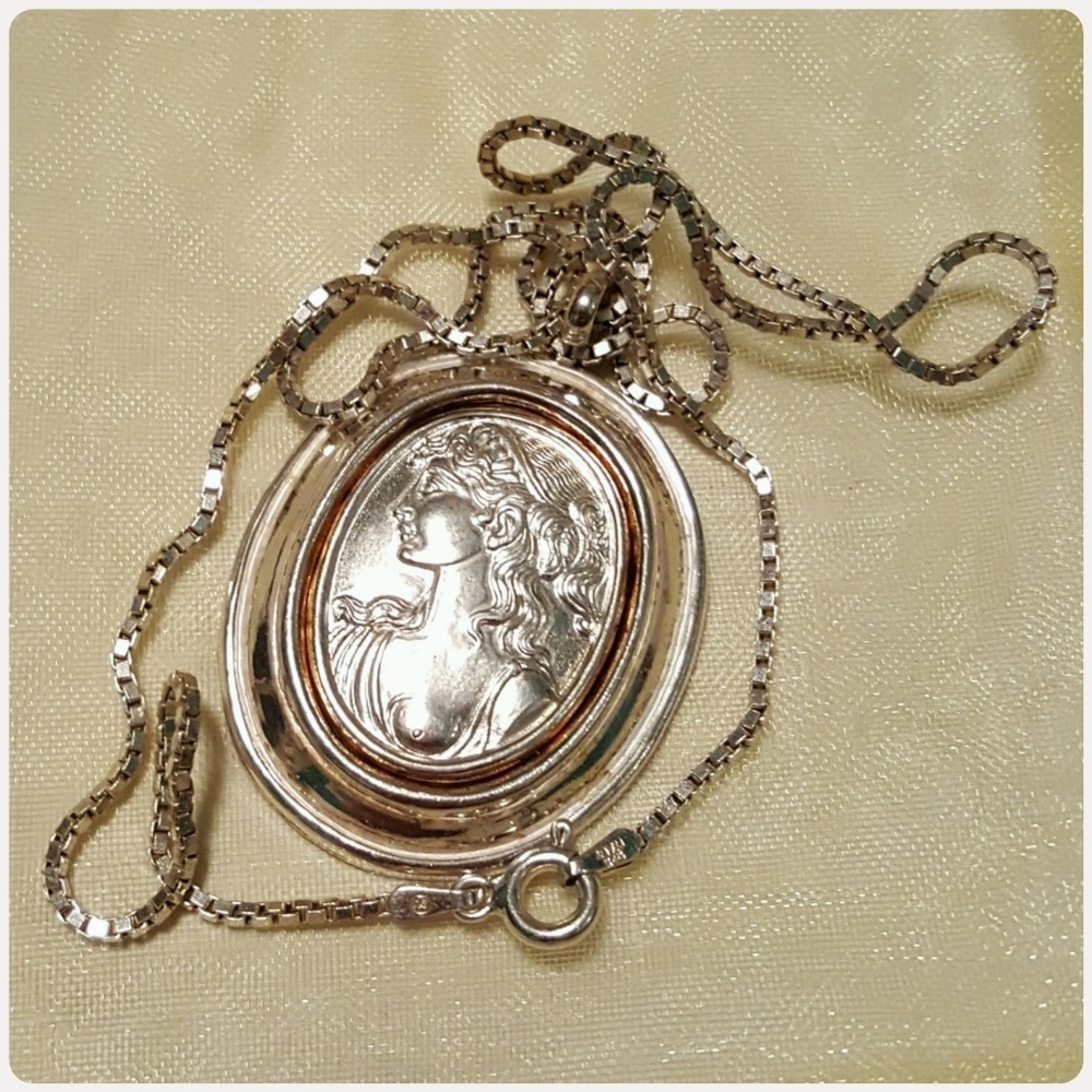 Victorian goddess in sterling