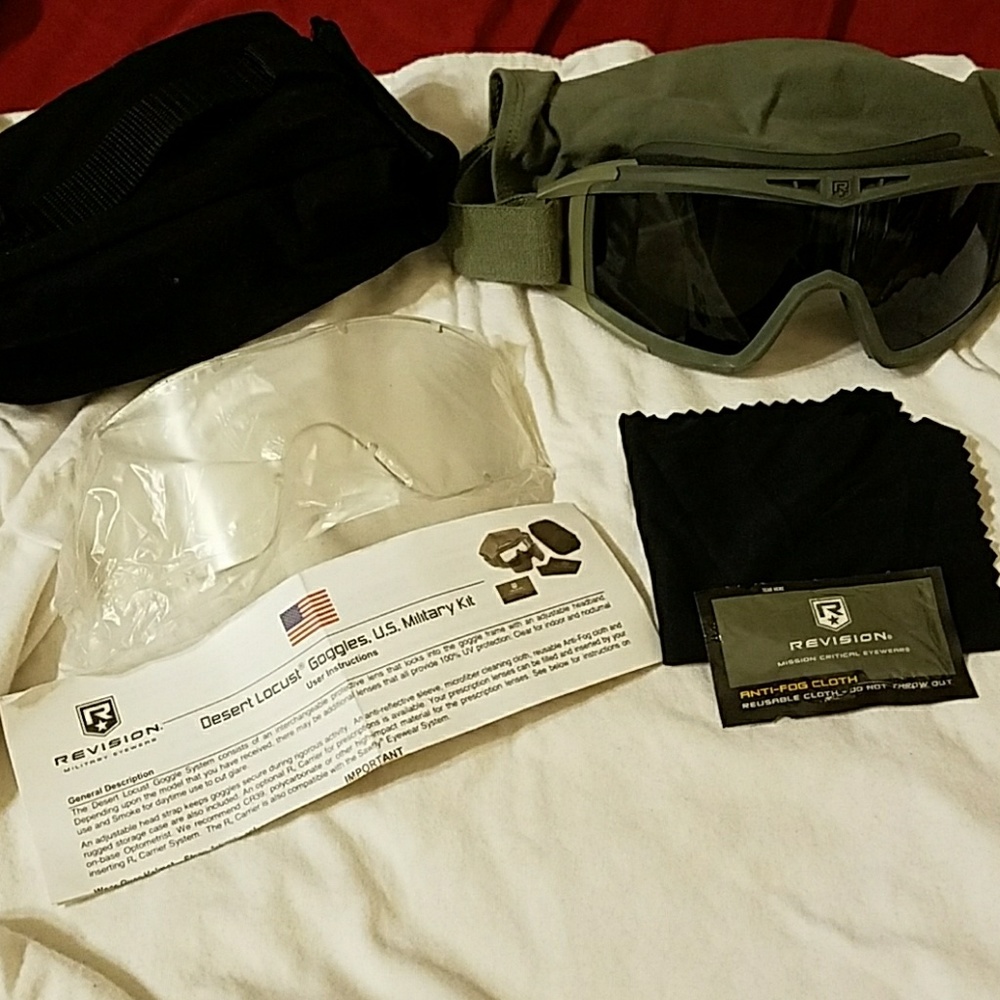 Desert Locust Goggles-Genuine Army Regulation issue