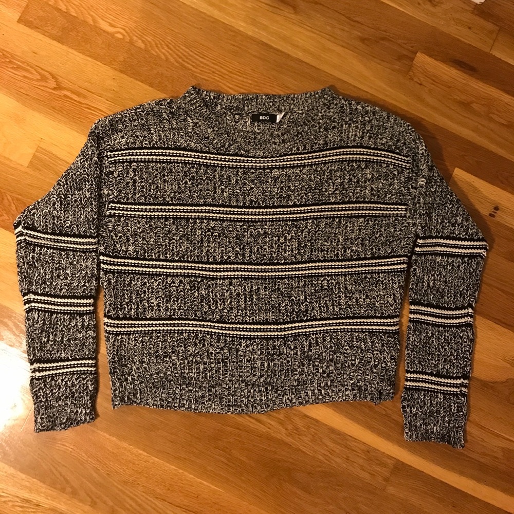 Striped Black and White BDG Sweater