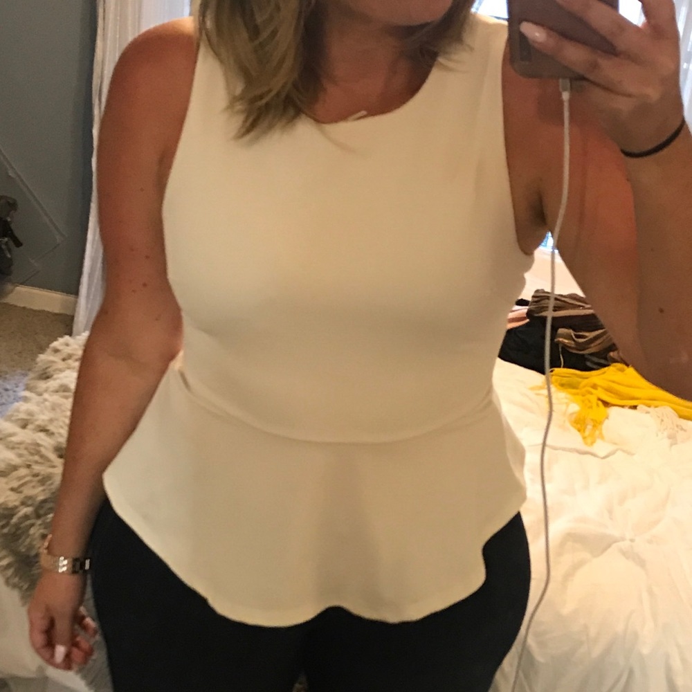 Peplum F21 top