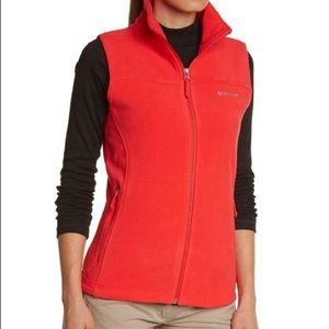 Red Columbia Women's Vest
