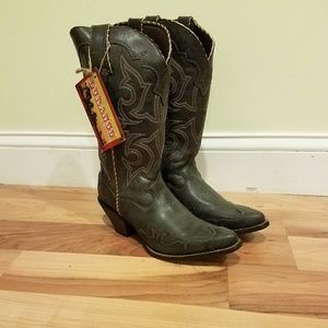NWT! Durango Crush Gunsmoke western boots